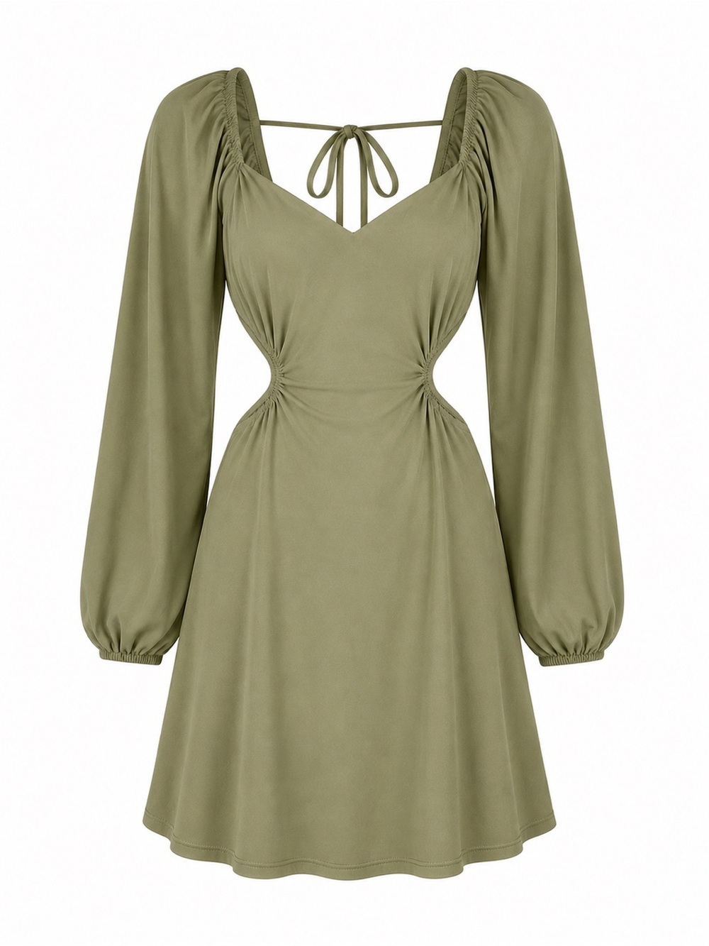 Altar’d State NWT olive green cut out dress, small